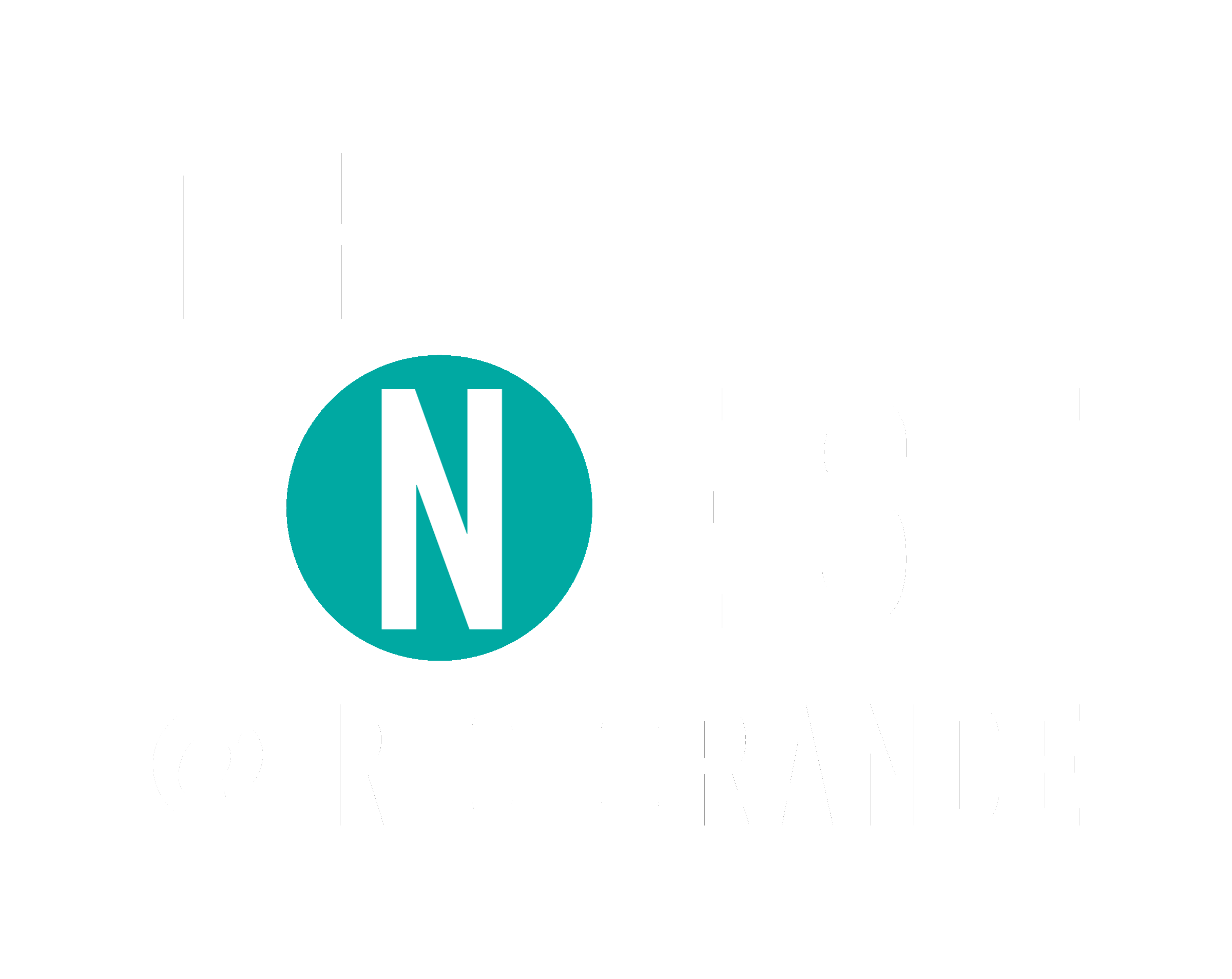 A logo with the text "The Nest @ Rio Grande" in white and teal colors on a black background.